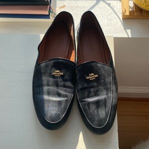 Black Coach Loafers size 8.5
